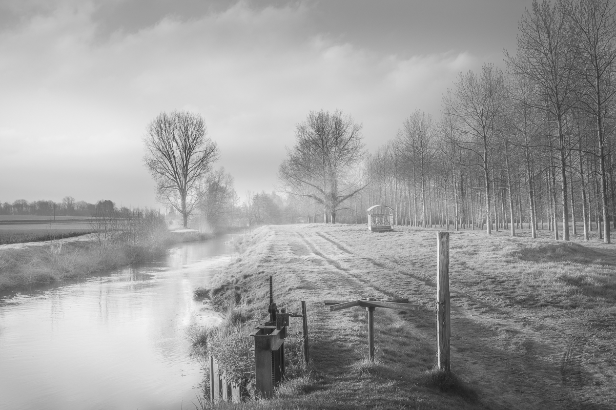 Bords de l'Avre Photographie du Lac de Remoray utilisée pour illustrer l'article "trépied ou pas trépied. Pour ma série "Mes astuces de photographe de paysages"